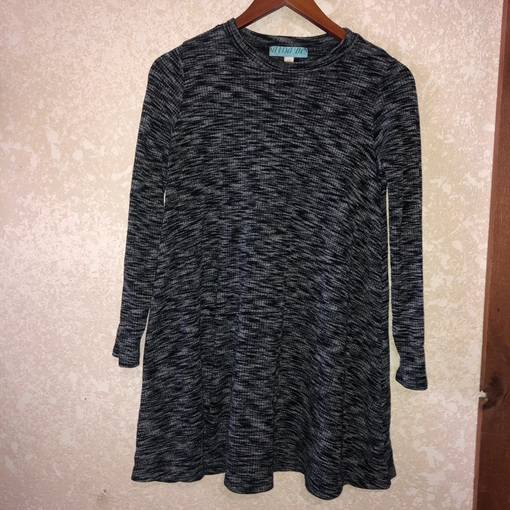 A-line sweater dress